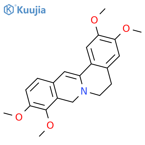 Dihydropalmatine structure