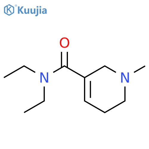 3-Pyridinecarboxamide,N,N-diethyl-1,2,5,6-tetrahydro-1-methyl- structure