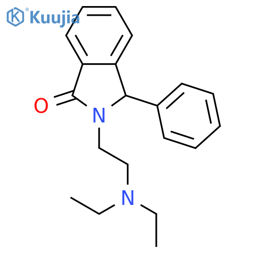 1H-Isoindol-1-one,2-[2-(diethylamino)ethyl]-2,3-dihydro-3-phenyl- structure