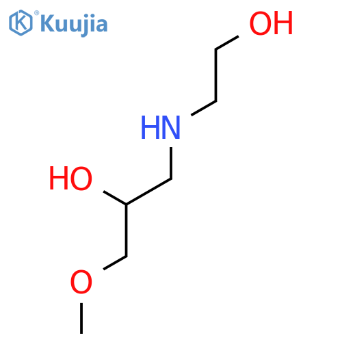 2-Propanol,1-[(2-hydroxyethyl)amino]-3-methoxy- structure