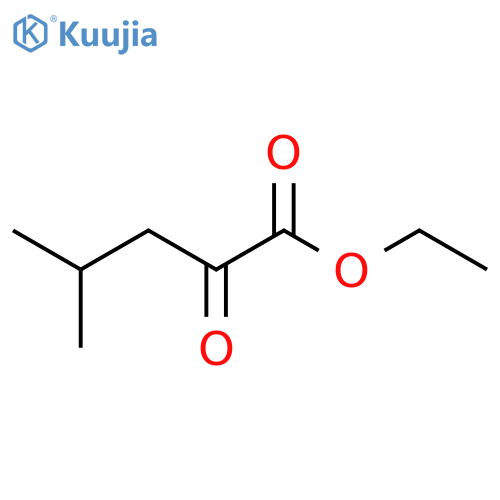 Ethyl 4-methyl-2-oxopentanoate structure