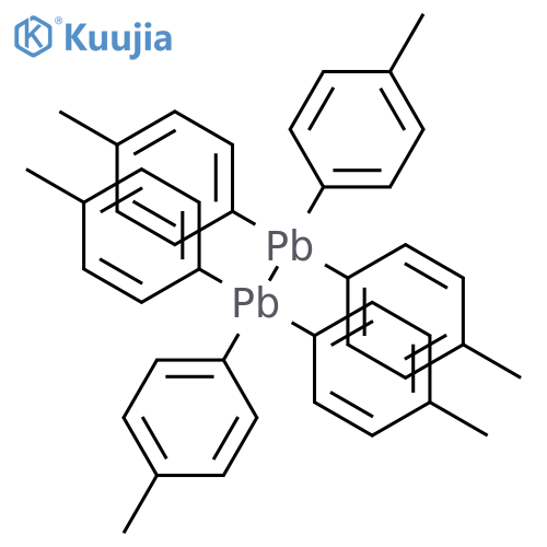Diplumbane, hexakis(4-methylphenyl)- structure