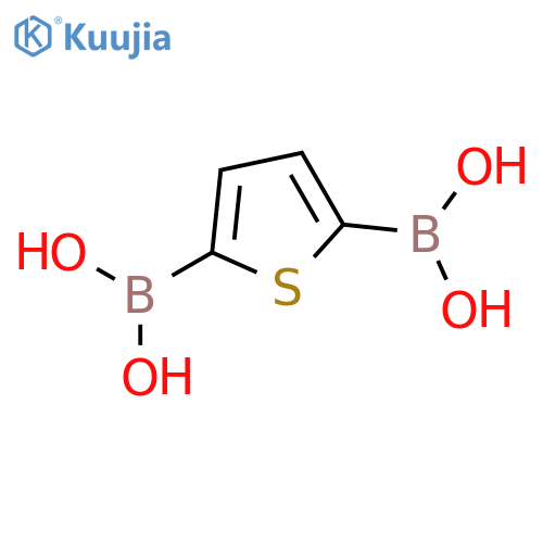 Thiophene-2,5-diyldiboronic acid structure