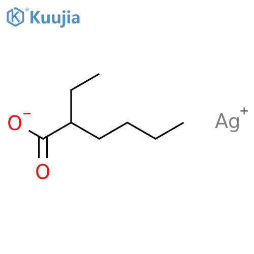 Hexanoic acid,2-ethyl-, silver(1+) salt (1:1) structure