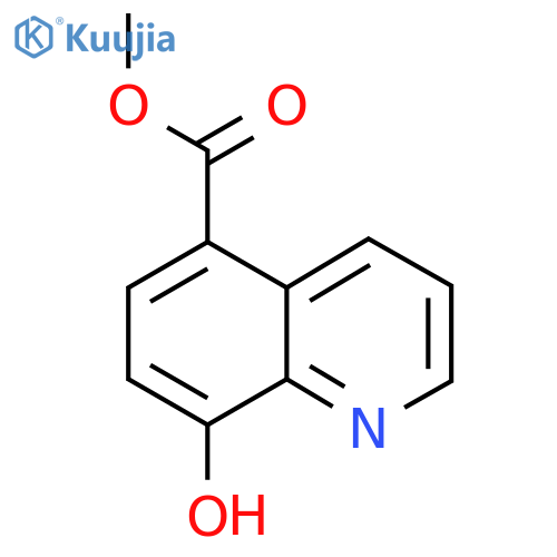 Methyl 8-hydroxy-5-quinolinecarboxylate structure
