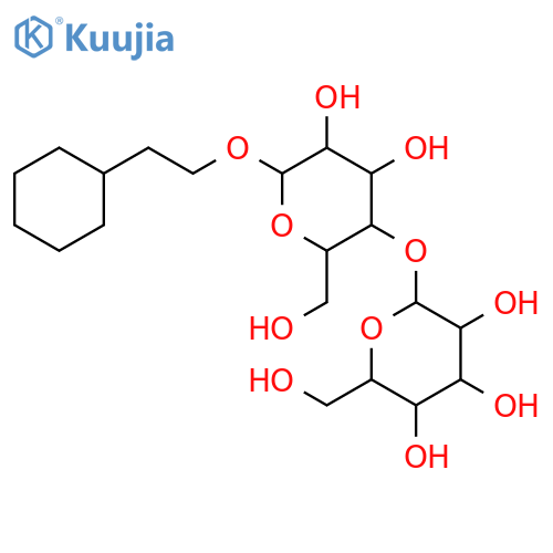 2-Cyclohexylethyl-4-O-(a-D-glucopyranosyl)-b-D-glucopyranoside structure