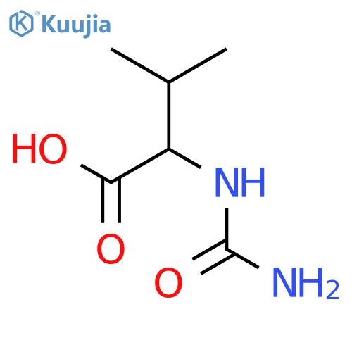 N-Carbamoyl-DL-valine structure