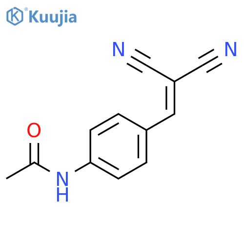 2-(4-Acetamidobenzylidene)malononitrile structure