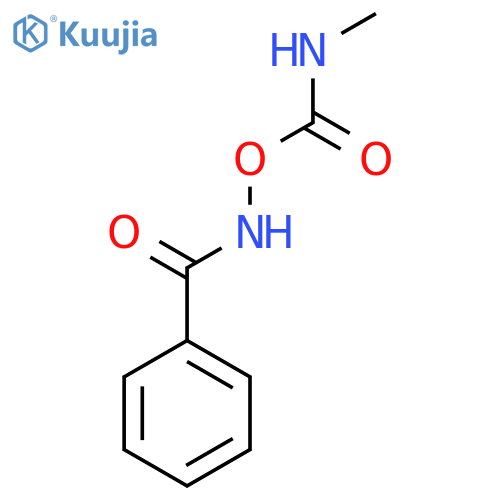 Benzamide, N-[[(methylamino)carbonyl]oxy]- structure