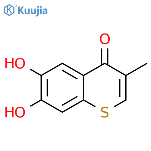 1-Thiochromone,6,7-dihydroxy-3-methyl-(8CI) structure