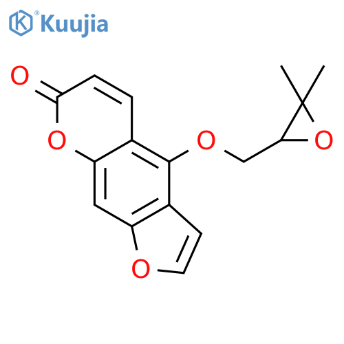 (-)-Oxypeucedanin structure