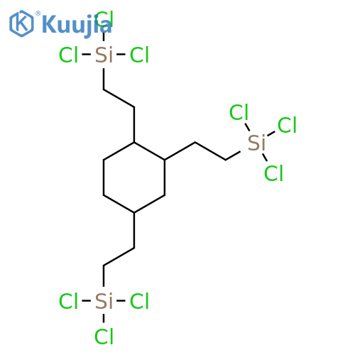 Silane, (1,2,4-cyclohexanetriyltri-2,1-ethanediyl)tris[trichloro- structure