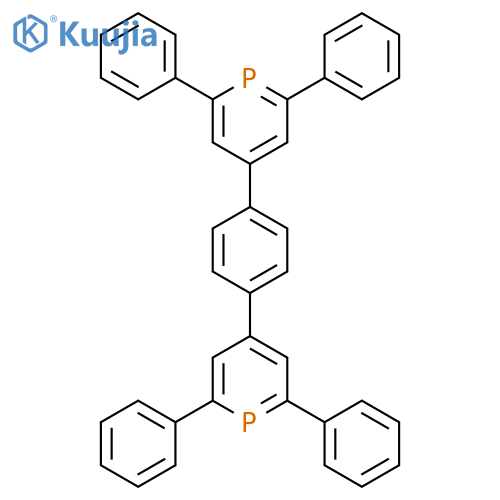 Phosphorin, 4,4'-(1,4-phenylene)bis[2,6-diphenyl- structure