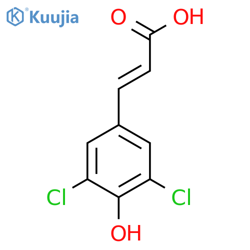 3,5-Dichloro-4-hydroxycinnamic acid structure