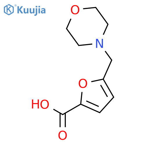 5-Morpholin-4-ylmethyl-furan-2-carboxylic acid structure
