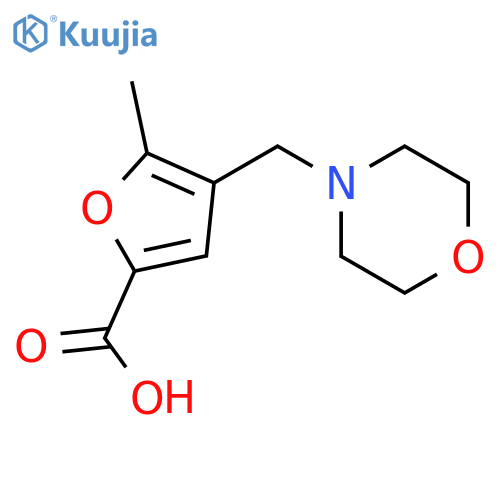 2-Furancarboxylic acid, 5-methyl-4-(4-morpholinylmethyl)- structure