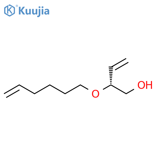 3-Buten-1-ol, 2-(5-hexenyloxy)-, (2R)- structure