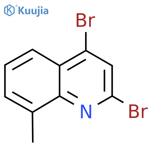 2,4-Dibromo-8-methylquinoline structure