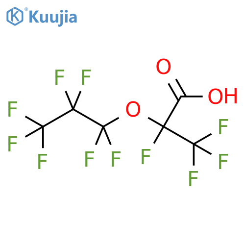 Propionic acid, 2-(heptafluoropropoxy)-2,3,3,3-tetrafluoro-, polymer structure