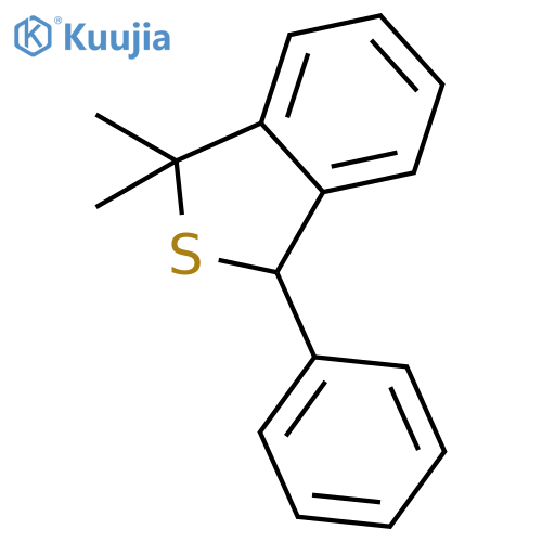 Benzo[c]thiophene, 1,3-dihydro-1,1-dimethyl-3-phenyl- structure