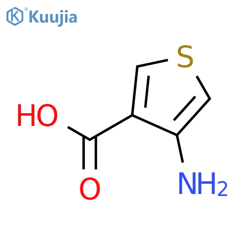 4-Aminothiophene-3-carboxylic acid structure