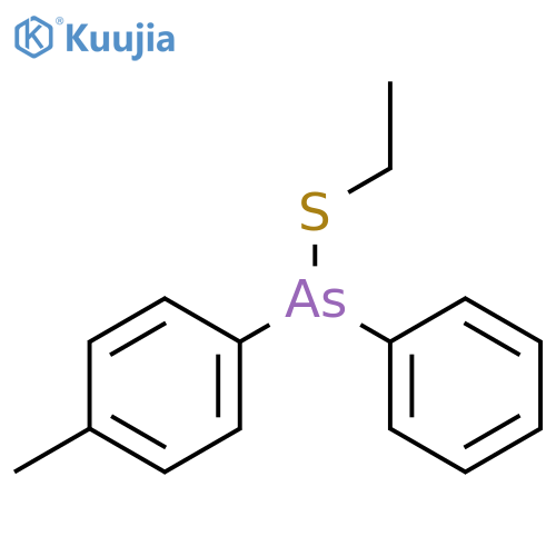 Arsinothious acid, (4-methylphenyl)phenyl-, ethyl ester structure