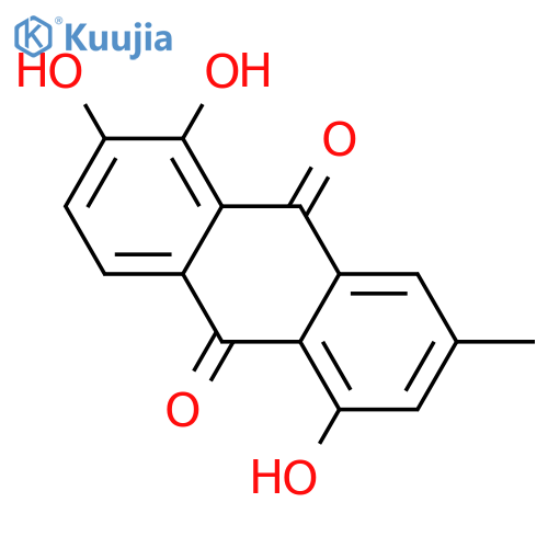 1,2,5-Trihydroxy-7-methylanthraquinone structure