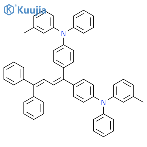 Benzenamine,4,4'-(4,4-diphenyl-1,3-butadienylidene)bis[N-(3-methylphenyl)-N-phenyl- structure