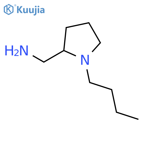 (1-butylpyrrolidin-2-yl)methanamine structure