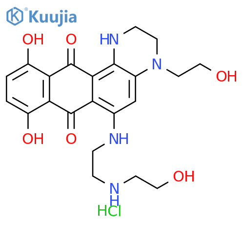 Mitoxantrone EP Impurity D HCl structure