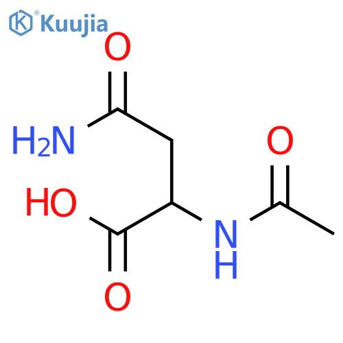 Nalpha-Acetyl-D-asparagine structure