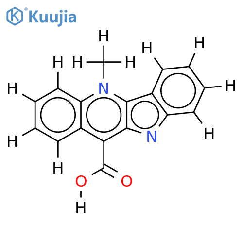 5-methyl-5H-indolo[3.2-b]quinoline-11-carboxylic acid structure