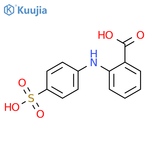 Benzoic acid, 2-[(4-sulfophenyl)amino]- structure