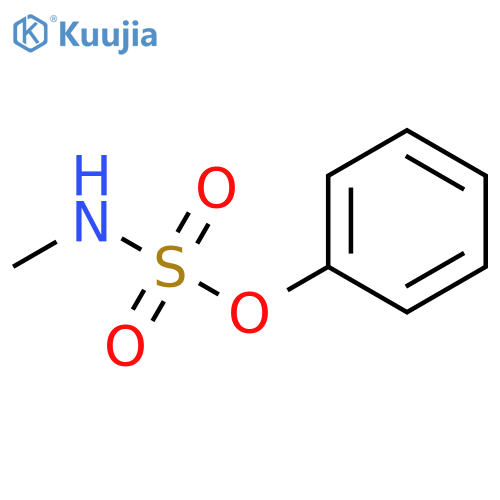 Sulfamic acid, methyl-, phenyl ester structure