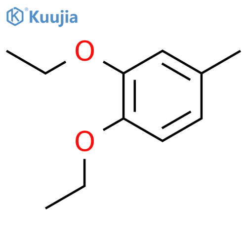 Benzene,1,2-diethoxy-4-methyl- structure