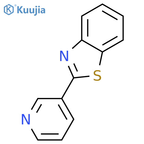 2-(pyridin-3-yl)-1,3-benzothiazole structure