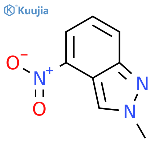 2-methyl-4-nitro-indazole structure