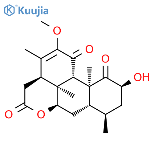 Picras-12-ene-1,11,16-trione,2-hydroxy-12-methoxy-, (2a)- (9CI) structure