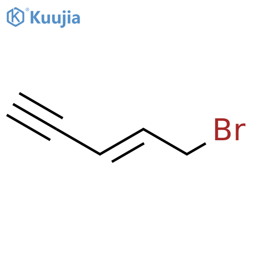 3-Penten-1-yne, 5-bromo-, (E)- structure