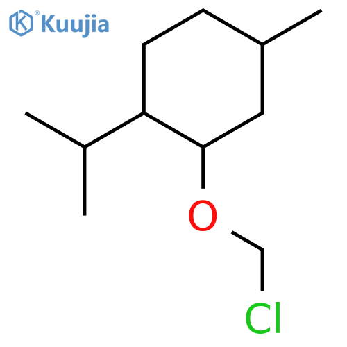 Cyclohexane,2-(chloromethoxy)-4-methyl-1-(1-methylethyl)-, (1S,2R,4R)- structure