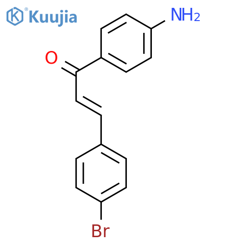 2-Propen-1-one, 1-(4-aminophenyl)-3-(4-bromophenyl)- structure