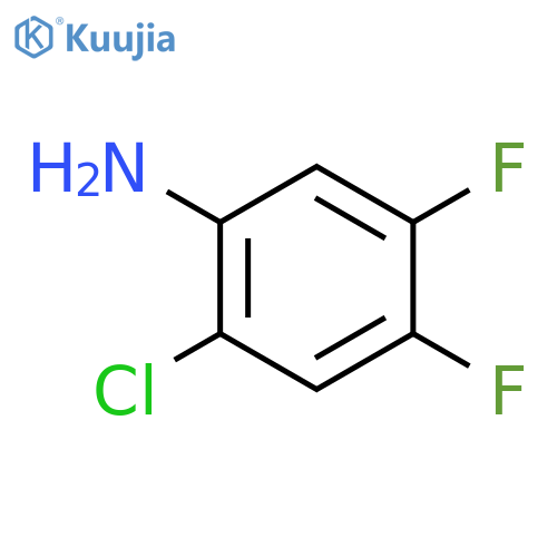 2-Chloro-4,5-difluoroaniline structure