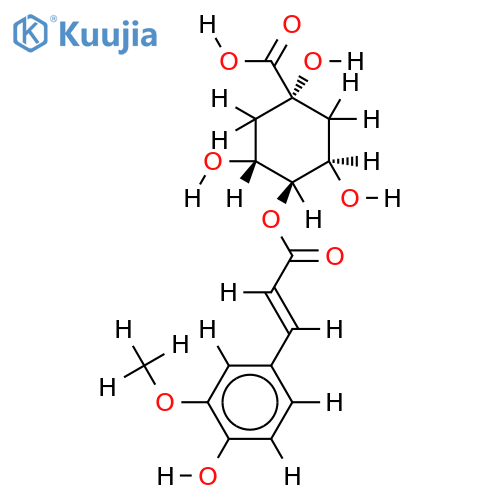 4-feruloylquinic acid structure