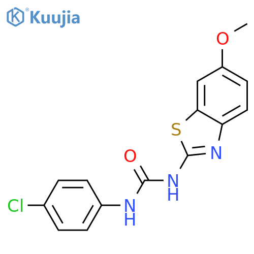 1-(4-Chlorophenyl)-3-(6-methoxybenzo[d]thiazol-2-yl)urea structure