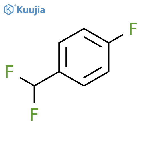 4-(Difluoromethyl)-1-fluorobenzene structure