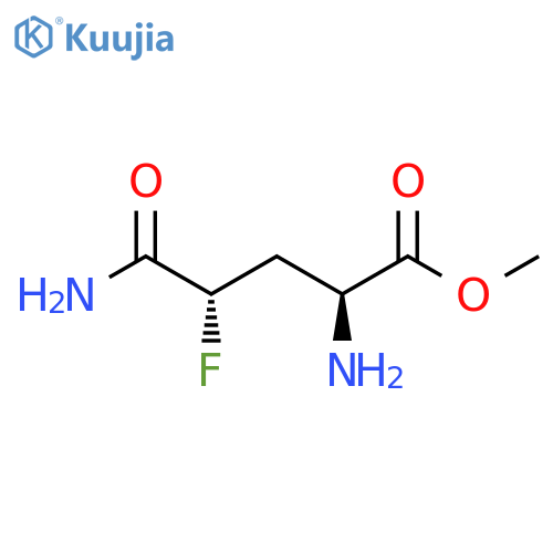 methyl (2S,4S)-2-amino-4-carbamoyl-4-fluorobutanoate structure
