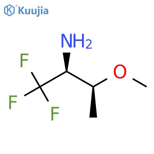 rac-(2R,3R)-1,1,1-trifluoro-3-methoxybutan-2-amine structure
