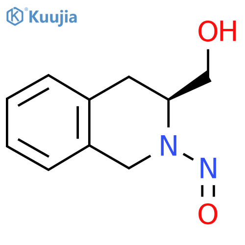 (3S)-2-nitroso-1,2,3,4-tetrahydroisoquinolin-3-ylmethanol structure