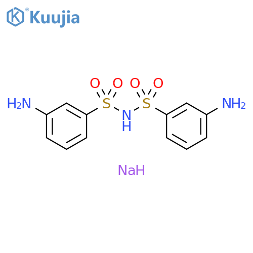 Benzenesulfonamide, 3-amino-N-[(3-aminophenyl)sulfonyl]-,monosodium salt structure