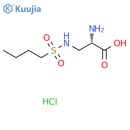 (2s)-2-Amino-3-(butane-1-sulfonamido)propanoic acid hydrochloride structure